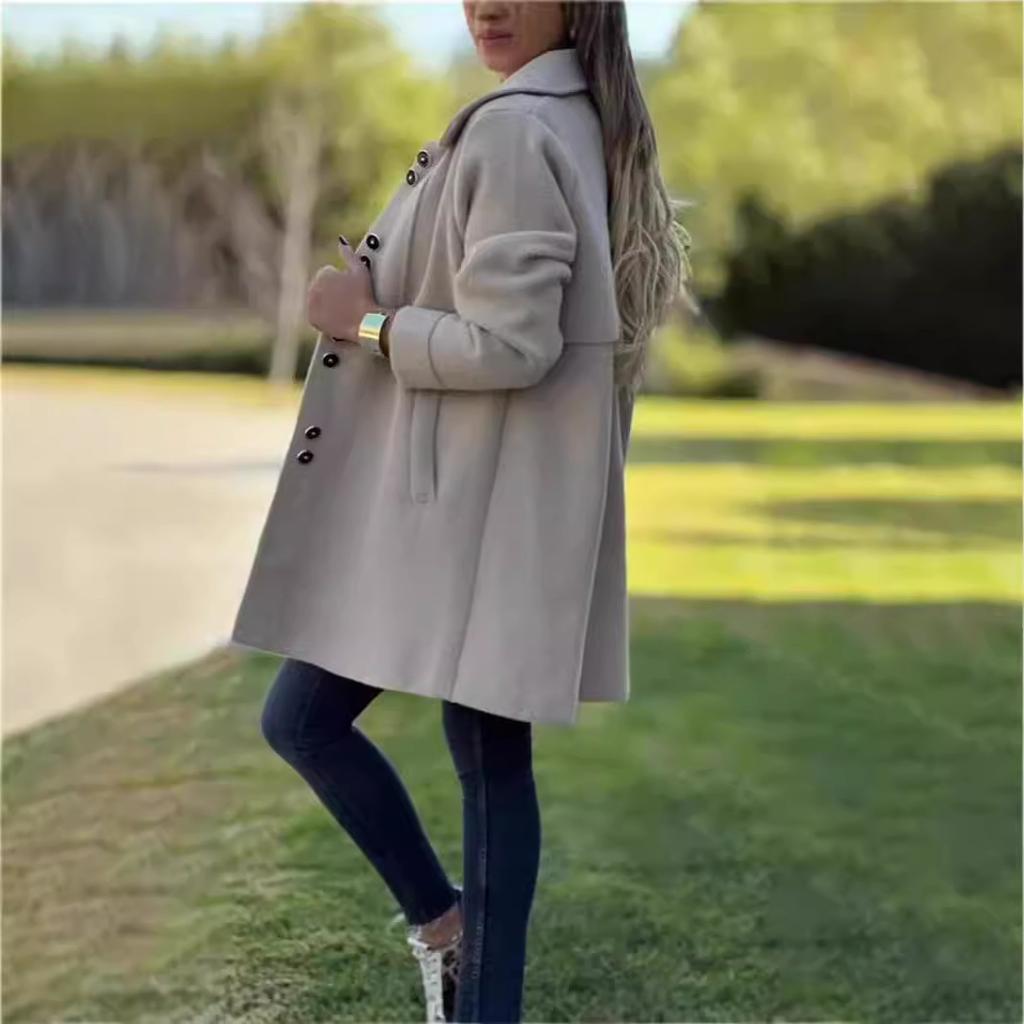 Осенне-зимняя женская твидовая куртка, бархатная однобортная теплая куртка