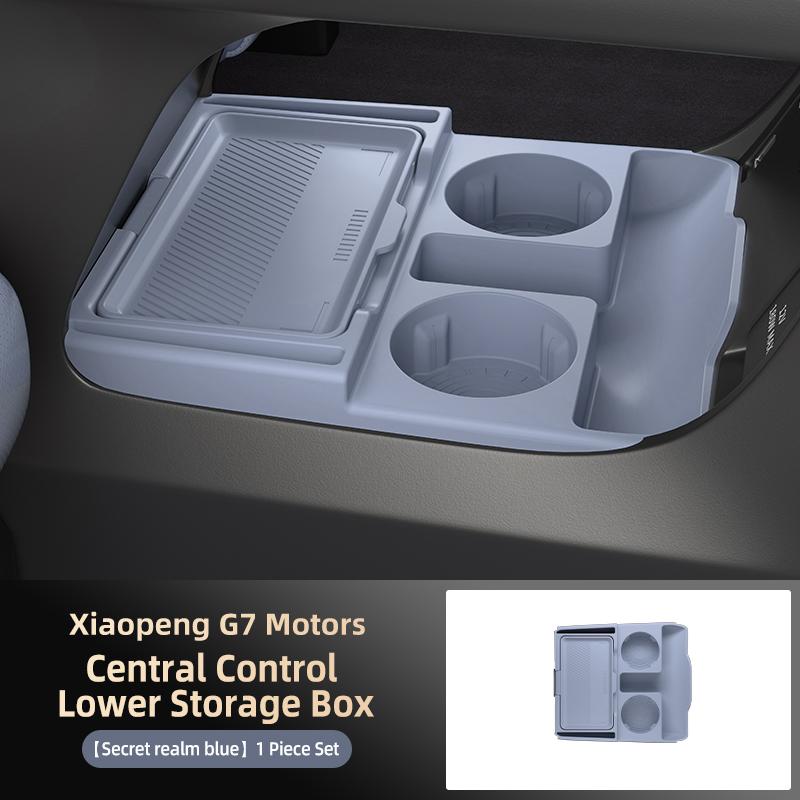 Suitable for Xpeng G7 Center Control Storage Box 2026 Armrest Box Lower Storage Car Supplies Interior Modification Accessories