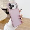 Ударопрочный Чехол-накладка с Покрытием AG Матовое Стекло для iPhone 15 16 17 Pro Max Полная Защита Камеры Жесткая Крышка Телефона