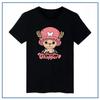 2026 Новая футболка One Piece Унисекс и женская Тони Тони Чоппер Аниме Мультфильм Летняя с коротким рукавом Для мальчиков Родительско-детские наряды