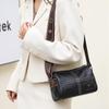 Leather Bag Women's Bag Simple Fashion Wide Shoulder Strap Single Shoulder Crossbody Bag Head Layer Cowhide AVE