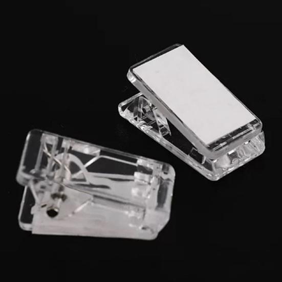 50 шт. самоклеящиеся настенные зажимы, прозрачные, не легко деформируемые, компактные размеры, широко используемые мини-скрепки для документов