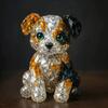 Коллекция ручных фигурок животных из хрусталя Кошка Собака Прочные Декоративные Стеклянные Скульптуры Хрустальные Произведения Искусства для Декора Дома и Офиса