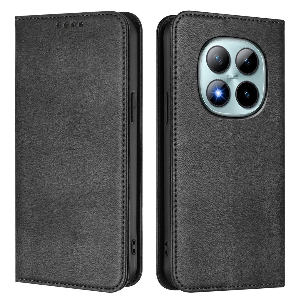 Для Xiaomi Redmi Note 15 Pro+ 5G Чехлы-кошельки Кожаный чехол для телефона с ретро-текстурой и RFID-блокировкой