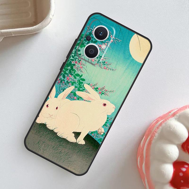 Японский стиль Арт Чехол Япония для OPPO Reno 10 Pro 11F 4Z 5Z 8T 4 5 6 7 8 Lite OPPO Find X2 X3 Neo X5 X6 Pro Чехол