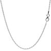 [Sears] Колье-цепочка "Якорная", Серебро 925 пробы, ширина 1,8 мм, 40 см