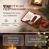 Red Lanyard Decoration Items Wooden Christmas House Ornament, 2D Castle Car Hanging Decor with Shape Ornaments String, Rustic Tree Pendant,