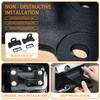 Pair black red rear rescue trailer hook fit for Land Rover Defender 90 110 130 2020 2026 metal tow hook