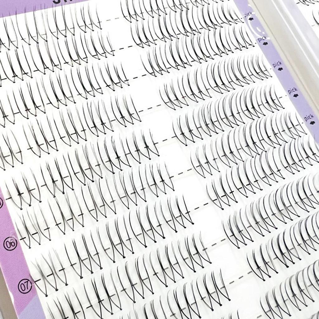 10/32 ряда U-образные пучки накладных ресниц, корейские пушистые ресницы с эффектом накладных, натуральные наращенные ресницы для девушек, для вечеринки, для ежедневного макияжа