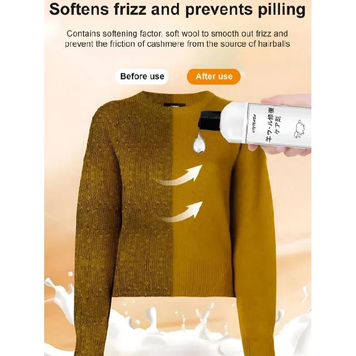 Anti-shrink Woolen Clothes Detergent Woolen Sweater Shrinkage Recovery Agent Sweater Cashmere Detergent Sweater Fluffy Repair Ag