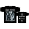 Cradle of Filth - Official Supreme Vampiric Evil Black 2 Sided Print T Shirt High-end Luxury Is for Both Men and Women Top Y2k