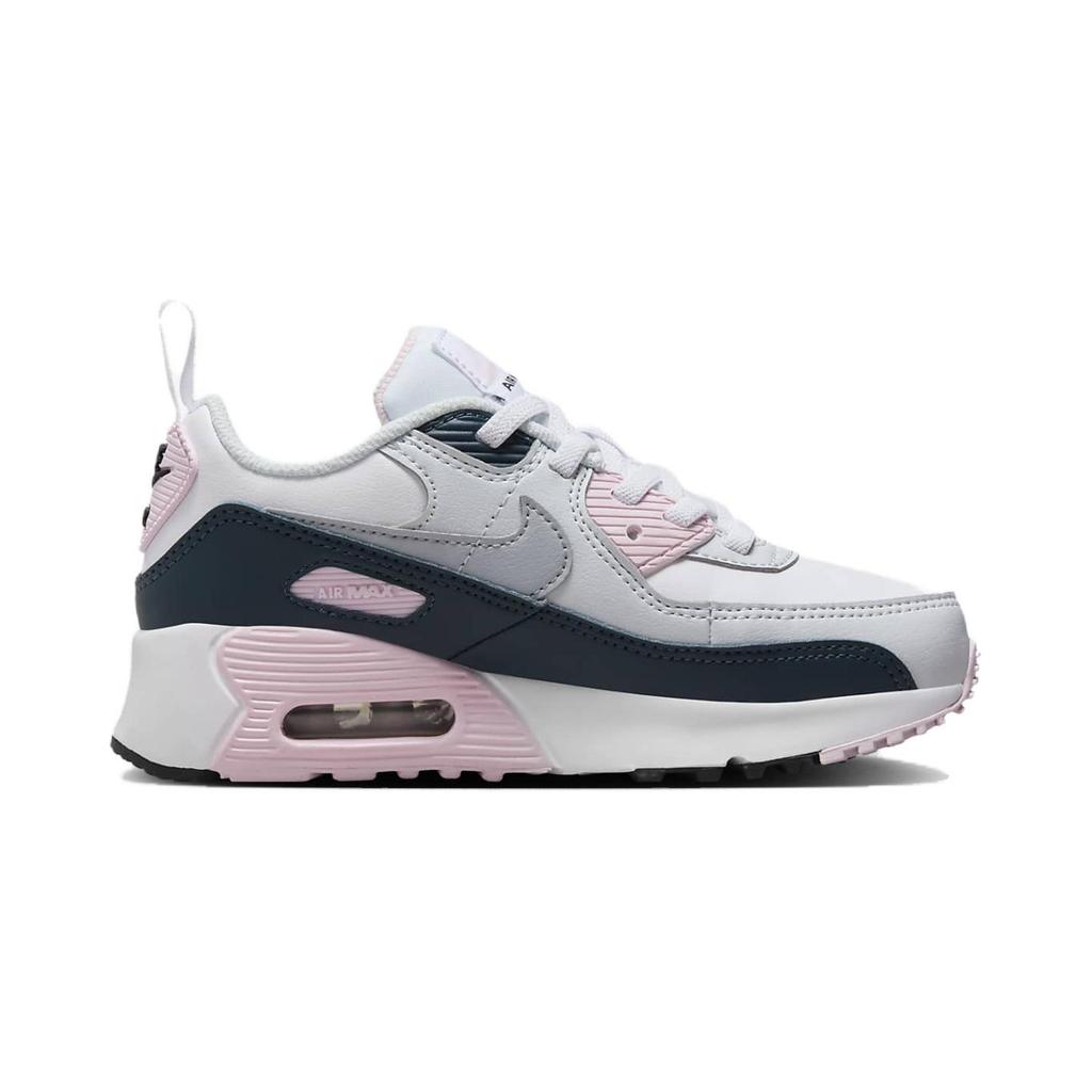 Nike Air Max 90 EasyOn PS Pink Foam Armory Navy Kids Sneakers White Wolf-Grey HF6357-104