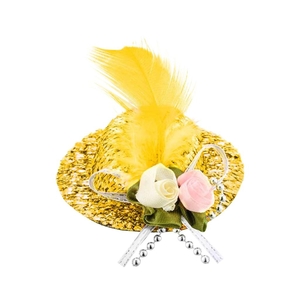Куриные шляпы для курицы, маленькие забавные аксессуары для курицы, цилиндр с перьями