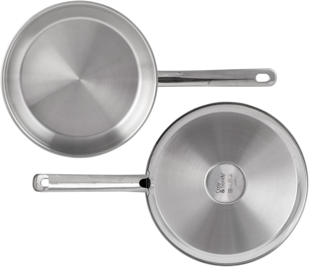 Poele - COSY & TRENDY - DAILY - Acier inoxydable - Ø24 cm - Tous feux dont induction