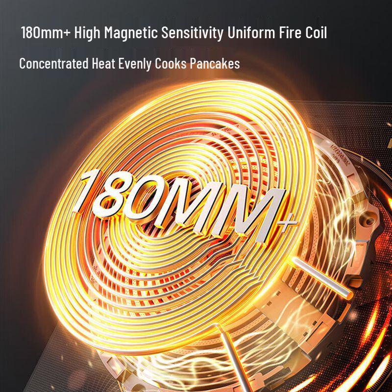 Midea Высокомощная Тонкая Индукционная Плита: Равномерный нагрев, Большая панель, Легко чистить, Энергоэффективный, Идеально для жарки в воке