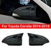 For Toyota Corolla 2014 2015 2016 2017 2018 Car Rearview Side Mirror Cover Wing Cap Exterior Sticker Door Rear View Case