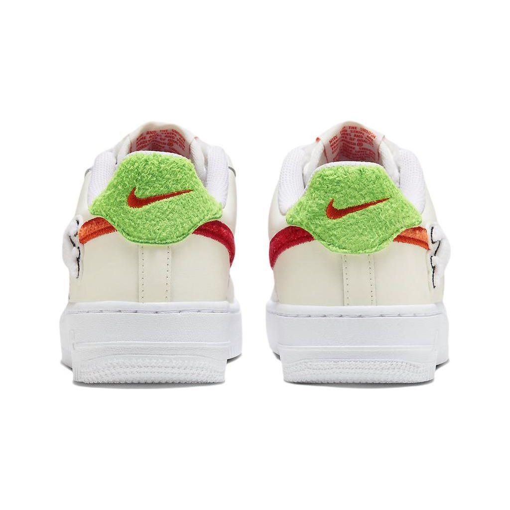 Nike Детские кроссовки Air Force 1 LV8 GS Year of the Rabbit, бело-бирюзовый, безопасный оранжевый FD9912-181