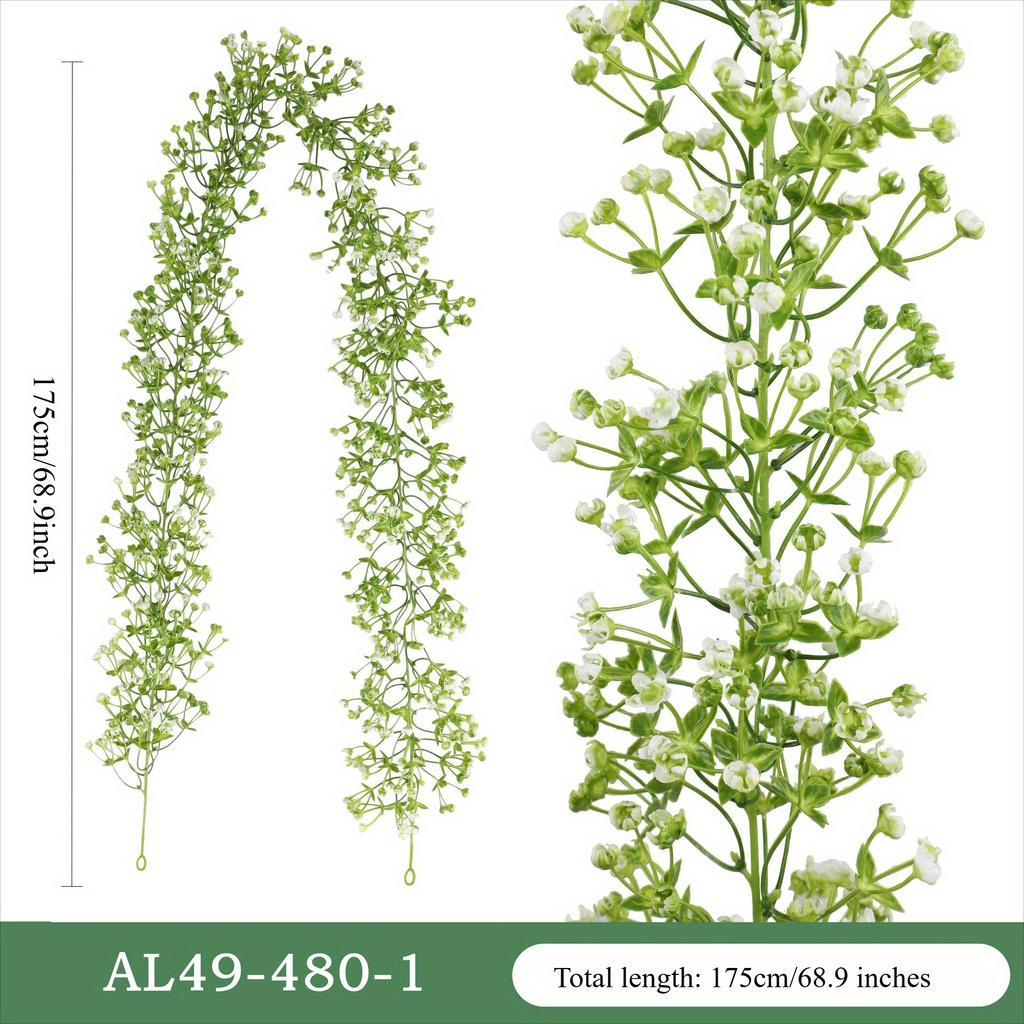1 шт. Имитация Искусственный Цветок Ротанг Растение Ротанг для Свадьбы Дома Двора Патио Сада Украшение