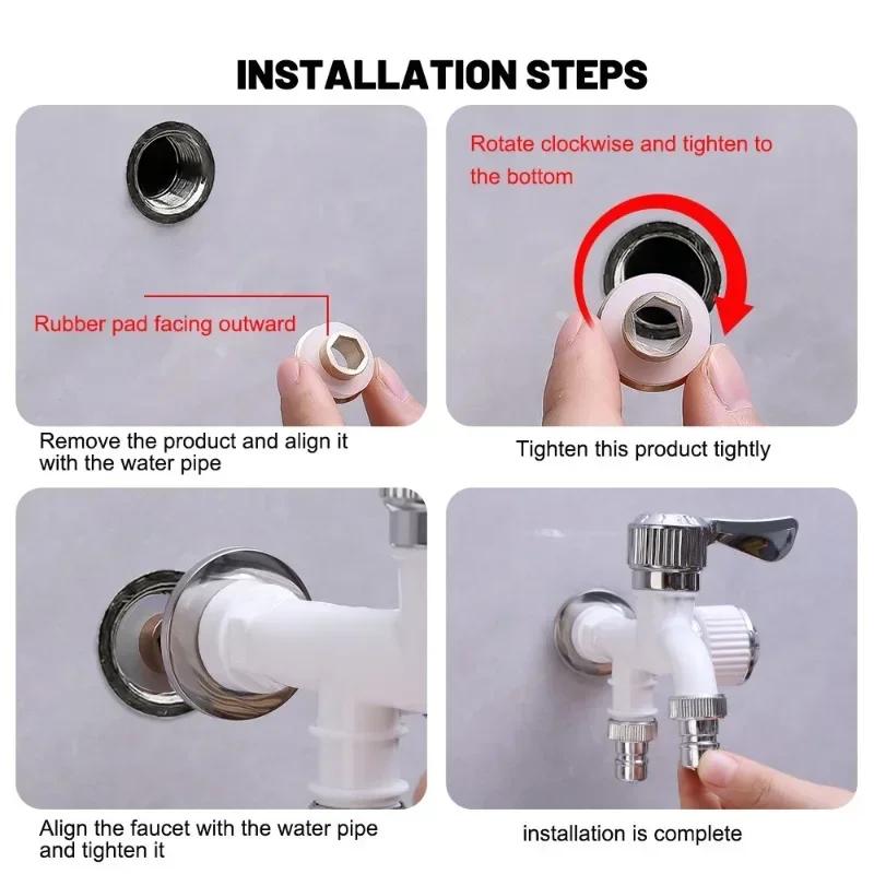 Латунные шайбы Quick Seal Universal Faucet Valve Герметичные уплотнительные кольца Прокладки Трубы Шланги Сантехнические заглушки Аксессуары для кранов
