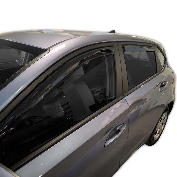 Déflecteurs d'air - Hyundai i20 5D (depuis 2020) - Aérodynamique - Montage facile - Acrylique anti-UV