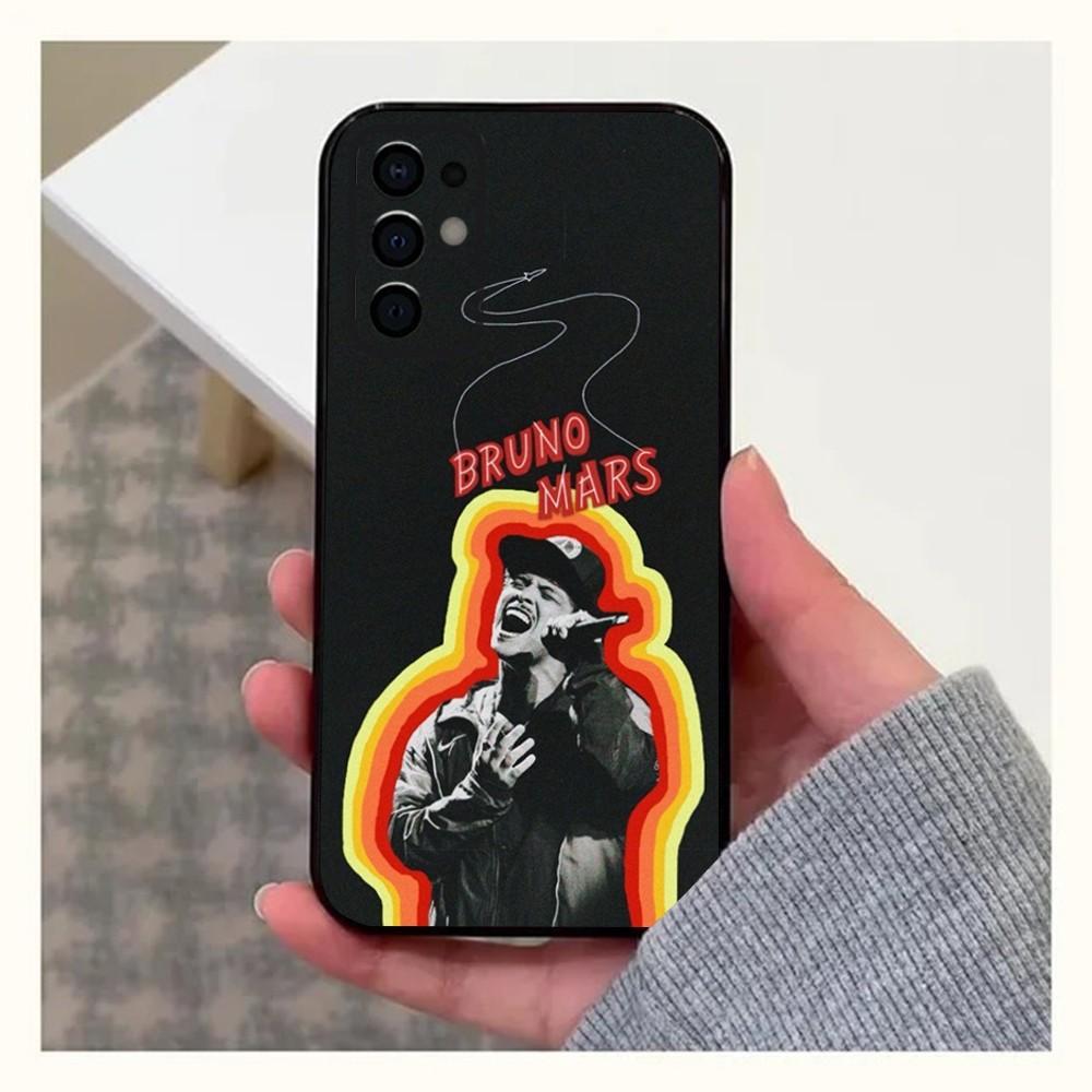 Чехол для телефона Singer B-Bruno M-Mars для Samsung S24, S21, S22, S23, S30, Ultra, S20, Plus, Fe, Lite, Note, 10, 9, 5G Черный Мягкий Чехол