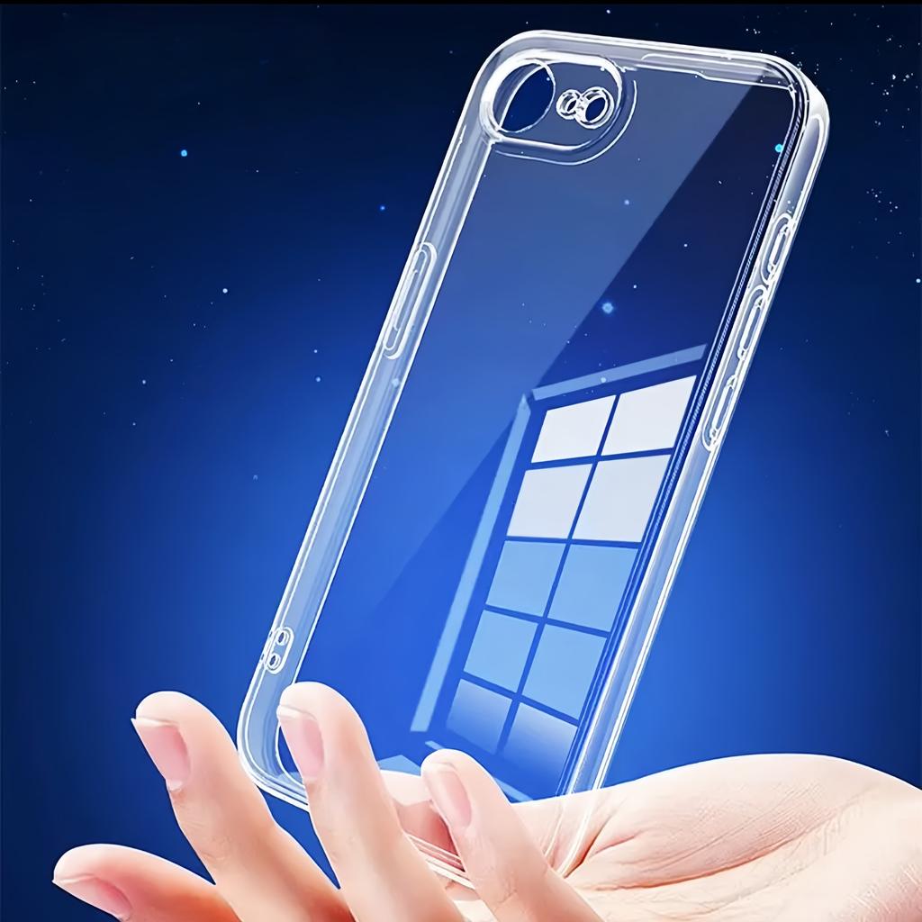 Для iPhone 17e/16e Чехол Кристально Прозрачный, Противожелтеющий & Первичный ТПУ, Защита от Падений, Тонкий Прозрачный Женский Мужской Funda para Clear