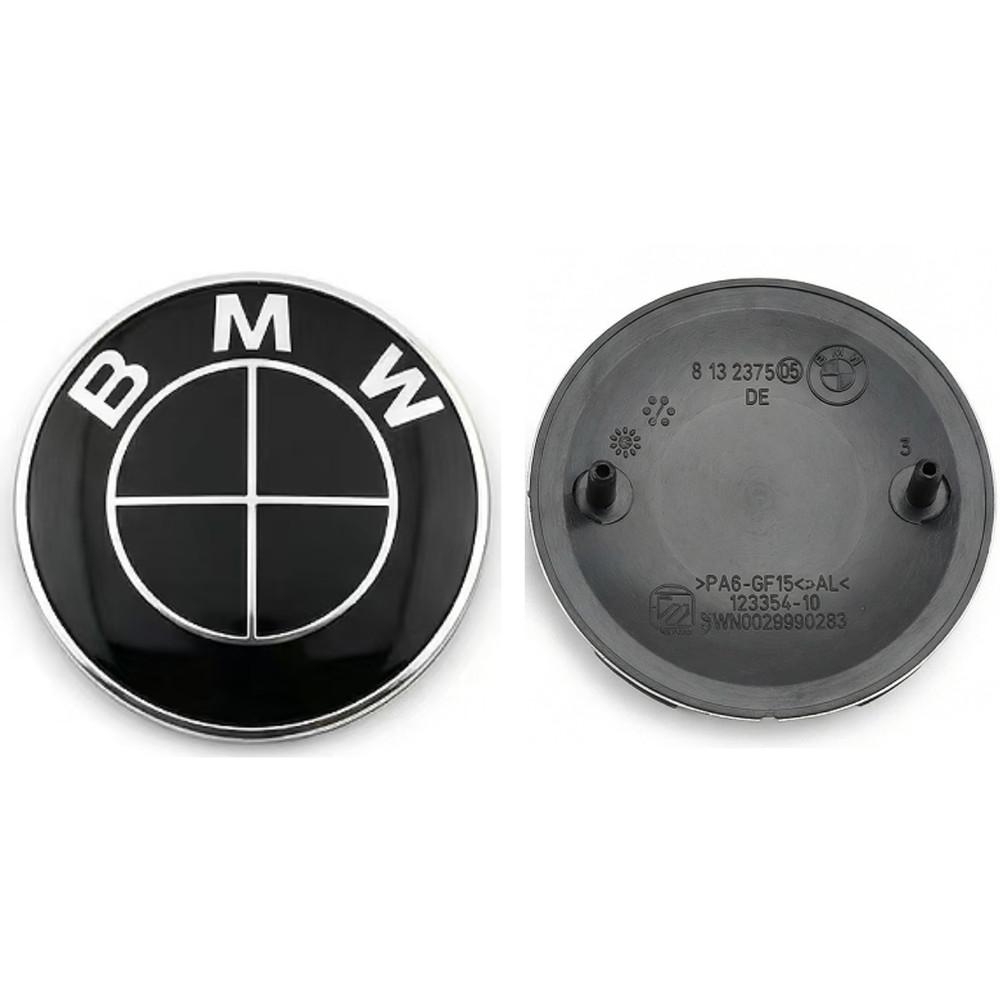 BBKS3 QQ 82MM 74MM Front Hood Emblem Trunk Rear badge logo For BMW E46 E90 F30 F10 F20 G20 E87 E60 E63 F01 F02 G14 E83 Car Accessories
