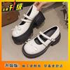 Platform Mary Jane Retro Shoes Summer 2025 New Bow French with Skirt Light Mouth Small Leather Shoes Single Shoes