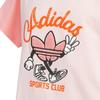 adidas Оригинальная футболка Светло-розовый/Неоново-розовый для детей от 3 до 7 лет JV5293