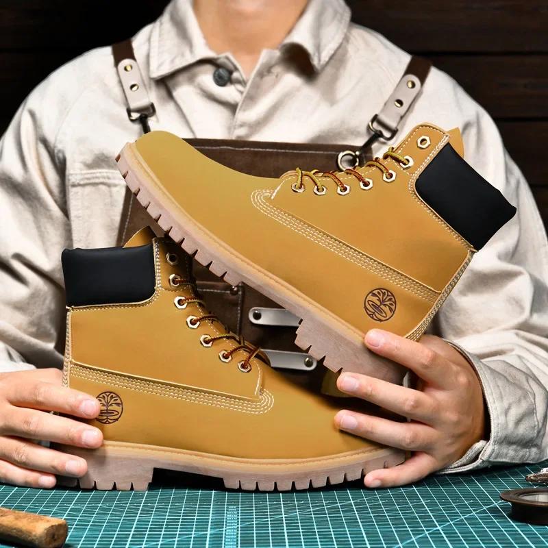 Мужские и женские короткие ботинки высокого качества осень-зима пара плюшевые толстые подошвы высокие зимние ботинки для спорта на открытом воздухе обувь для отдыха