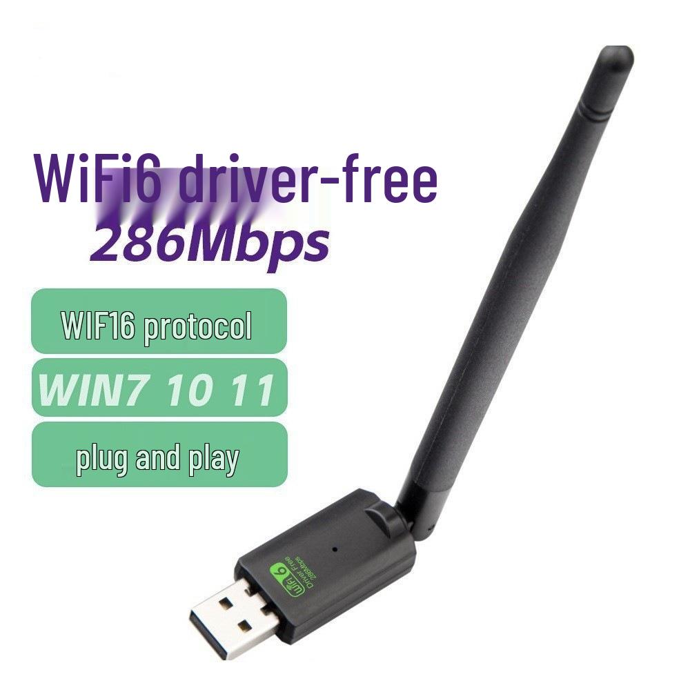 Двухдиапазонная 5G USB беспроводная сетевая карта 1300 Мбит/с, WiFi 6, без драйверов для компьютера