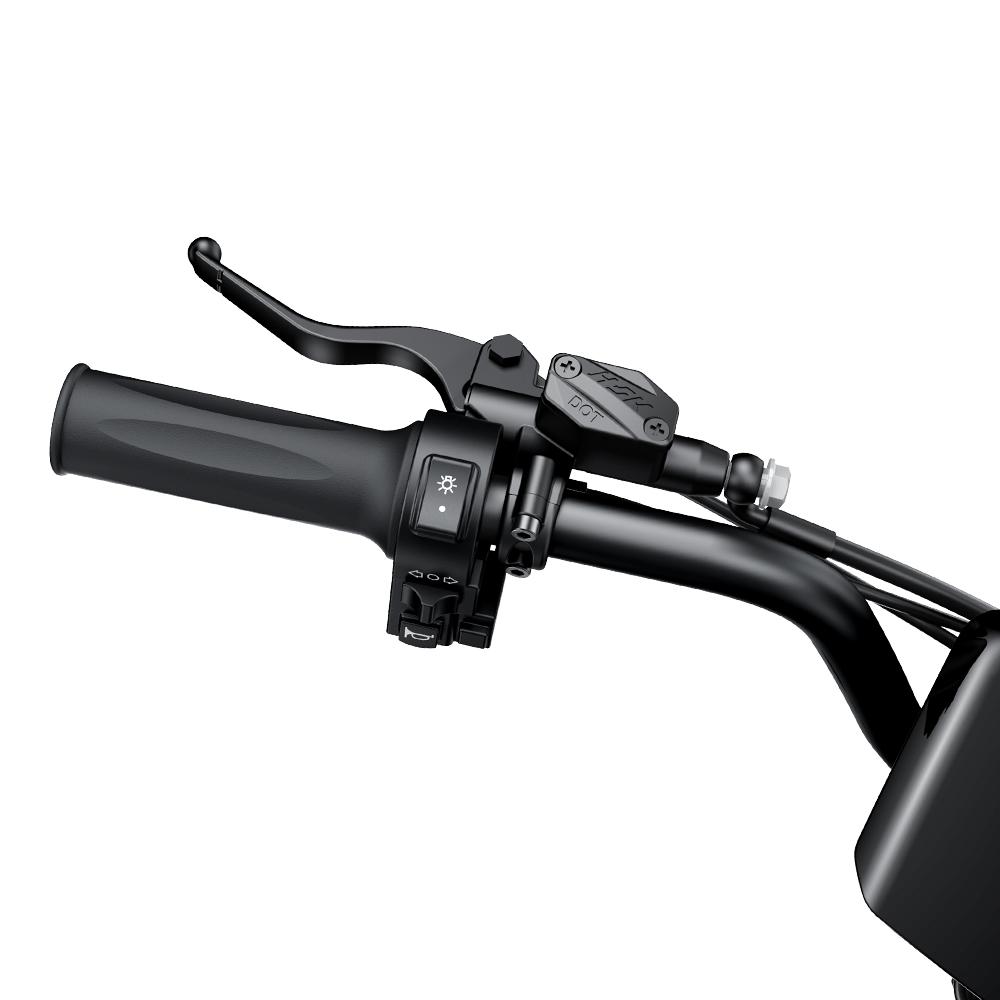Электросамокат iScooter DX5 Max, аккумулятор 52 В 20 Ач, двойные гидравлические дисковые тормоза и цветной дисплей NFC