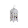 DKD Home Decor Настольная лампа 18 x 18 x 46 см Металл Белый Многоцветный 220 В 50 Вт