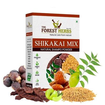 THE FOREST HERBS Натуральный уход от природы Шампунь для волос 200 г С амлой, ритхой, шикакаем, брингараджем, гибискусом, нимом и пажитником Для мытья волос 200 г