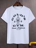 Мужская футболка Golds gym 1965 logo Цвет Винтажный белый