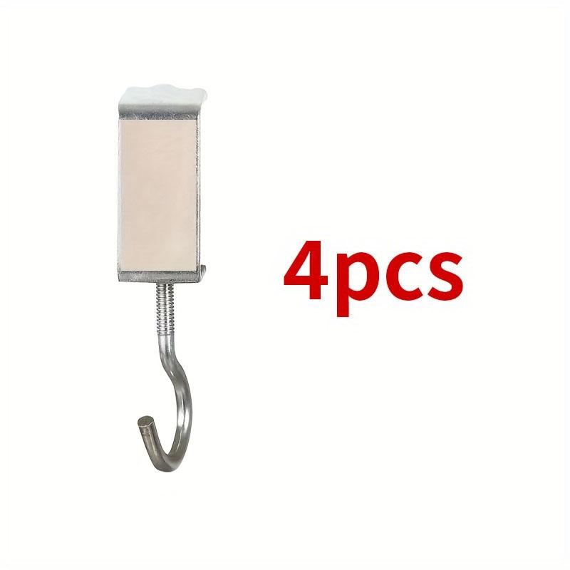 2/4/6pcs Desktop Hook Adjustable, Universal Utility Desk Hook Punch-Free Portable, Hanging School Bag, Headphones