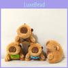 Adorable Capybara Plush Keychain Toy Cute Pp Cotton Stuffed Animal Doll Backpack Charm