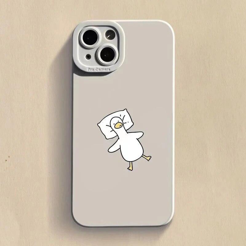 Animation Fashion Soft Lovely Phone For Iphone 14 11 Plus Mini 12 Max 6 XS 7 X 8 13 Pro 6s XR Silicon Straight TPU Case Cover