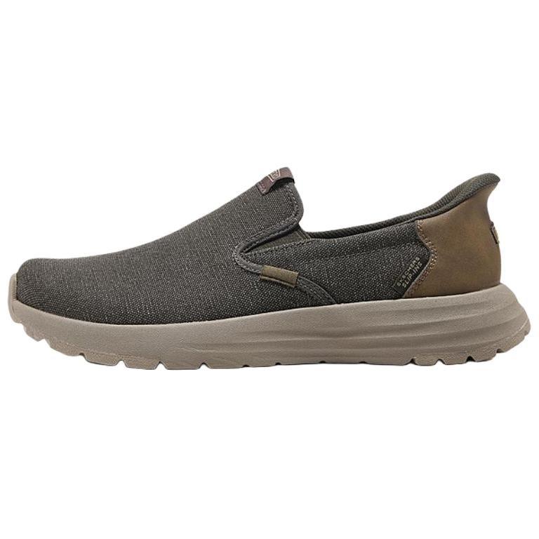 Skechers Слипоны из износостойкого материала Низкие Повседневная обувь Мужская Коричневый 205370-CHOC