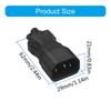 IEC320 C14 to C5 Power Conversion Plugs Adapter Blossom Shape C14 Male to C5 Female Power Expansion Adapter