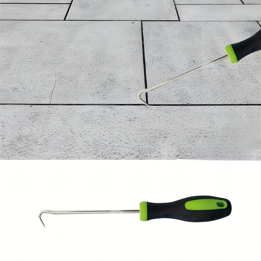 Heavy-Duty Metal Weed Puller Tool, Durable Garden Weed Remover for Pathway and Lawn, No Battery Required, Outdoor Weed Removal Accessory