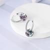 Orstarry Серьги-подвески из серебра 925 пробы с кристаллами, круглые, женские, с подвесками, модные, универсальные, ювелирные изделия для вечеринок, подарки