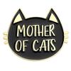 Creative Cartoon Cat Brooch Stylish Personalized Letter Pin For Fashion Accessories