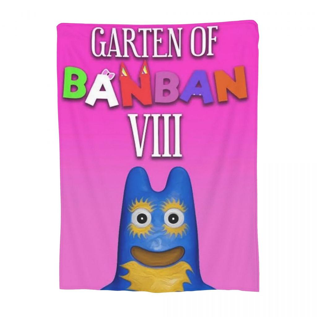 Мультяшное одеяло Garten Of Banban Флисовое плед-накидка для дивана Портативные пледы для кровати Путешествий Покрывало Одеяло