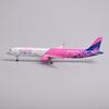 20см 321 wizz Модель самолета WIZZ AIR A321 Миниатюрный самолет из сплава Металлический самолет Масштаб 1 400 Коллекционный подарок