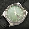 Seiko 5 AUTOMATIC VINTAGE 7009A JAPAN MENS GREEN COLOR DIAL WATCH A701222-5 R206a-a701222