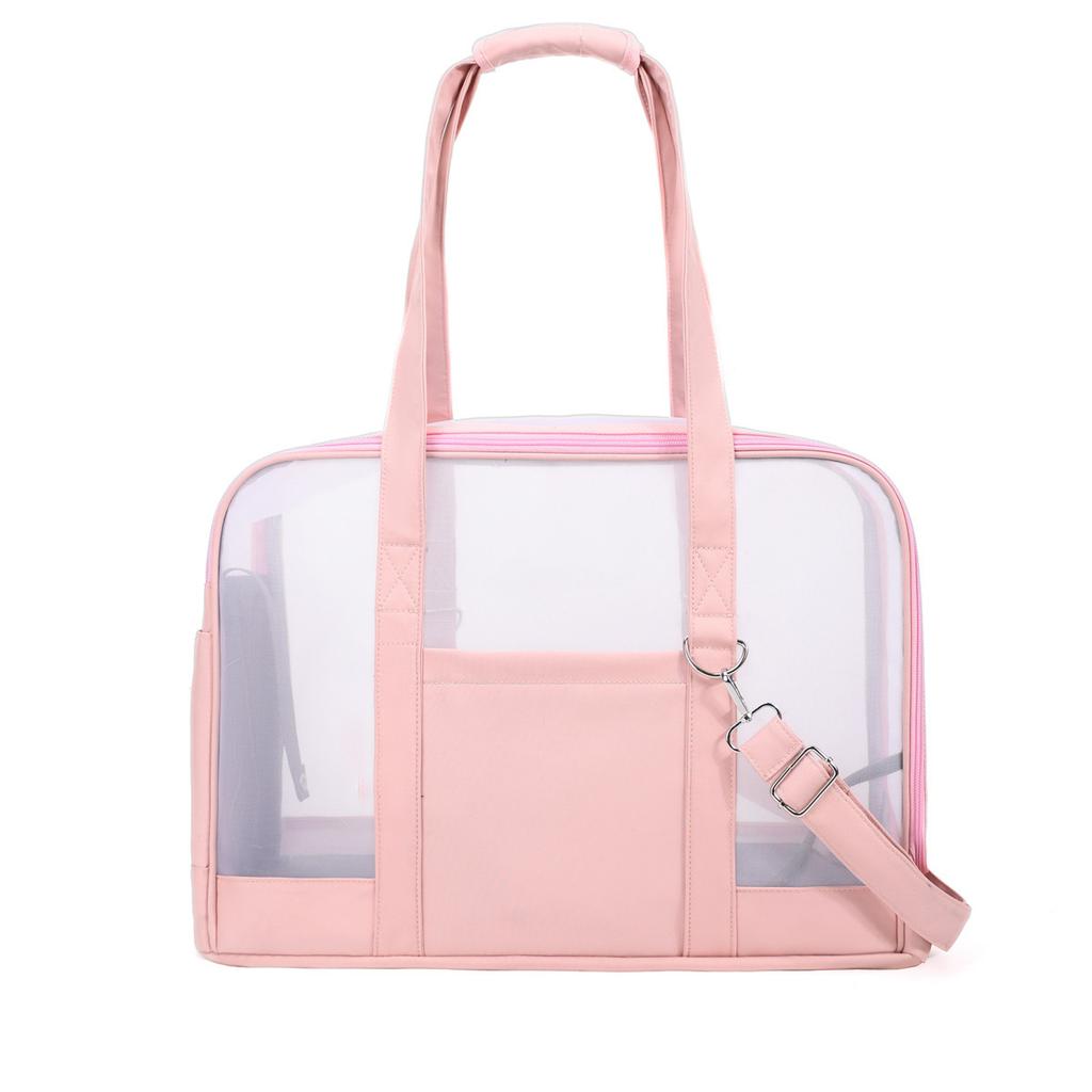 Cat Bag for Easy Outdoor Use Large Capacity Pet Transparent and Simple Pet Shoulder Bag Small Animal Carrier