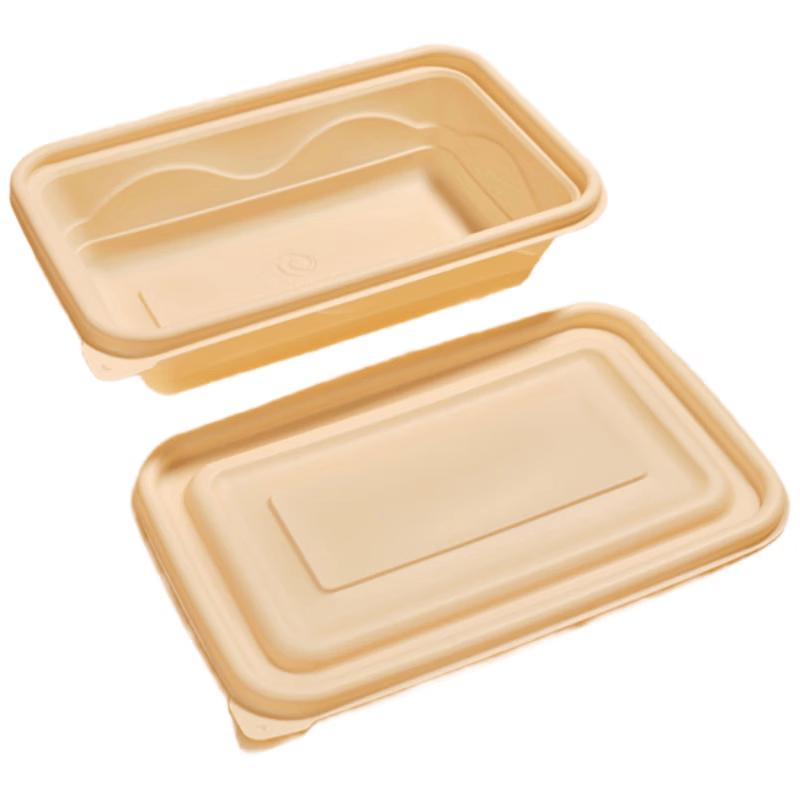 Biodegradable Corn Starch Disposable Food Containers with Lids