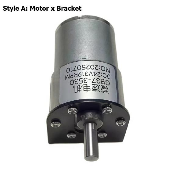 JGB37-3530 Reducing Motor 12V and 24V with Adjustable Power Adapter and Speed Controller