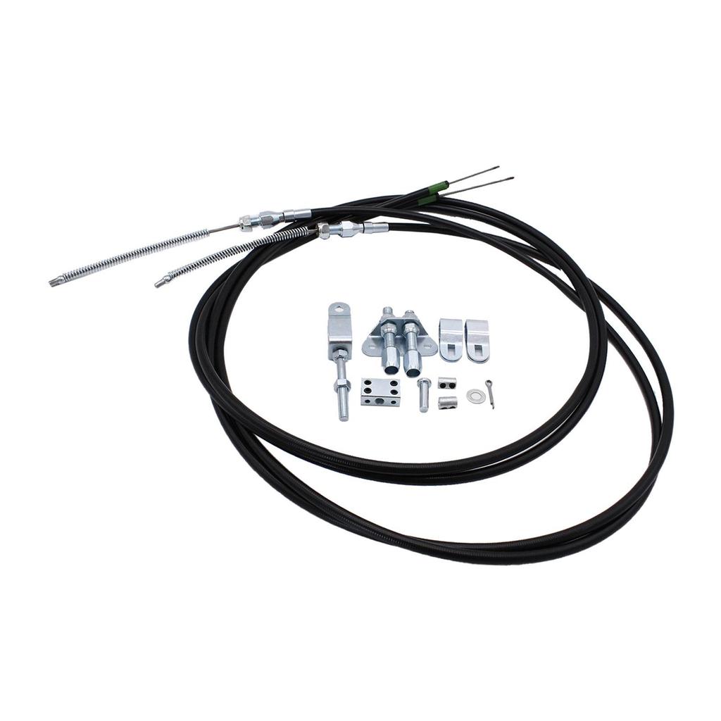 330-9371 Emergency Parking Brake Cable Set Simple Installation Automotive Accessories Handbrake Cable Assembly Universal